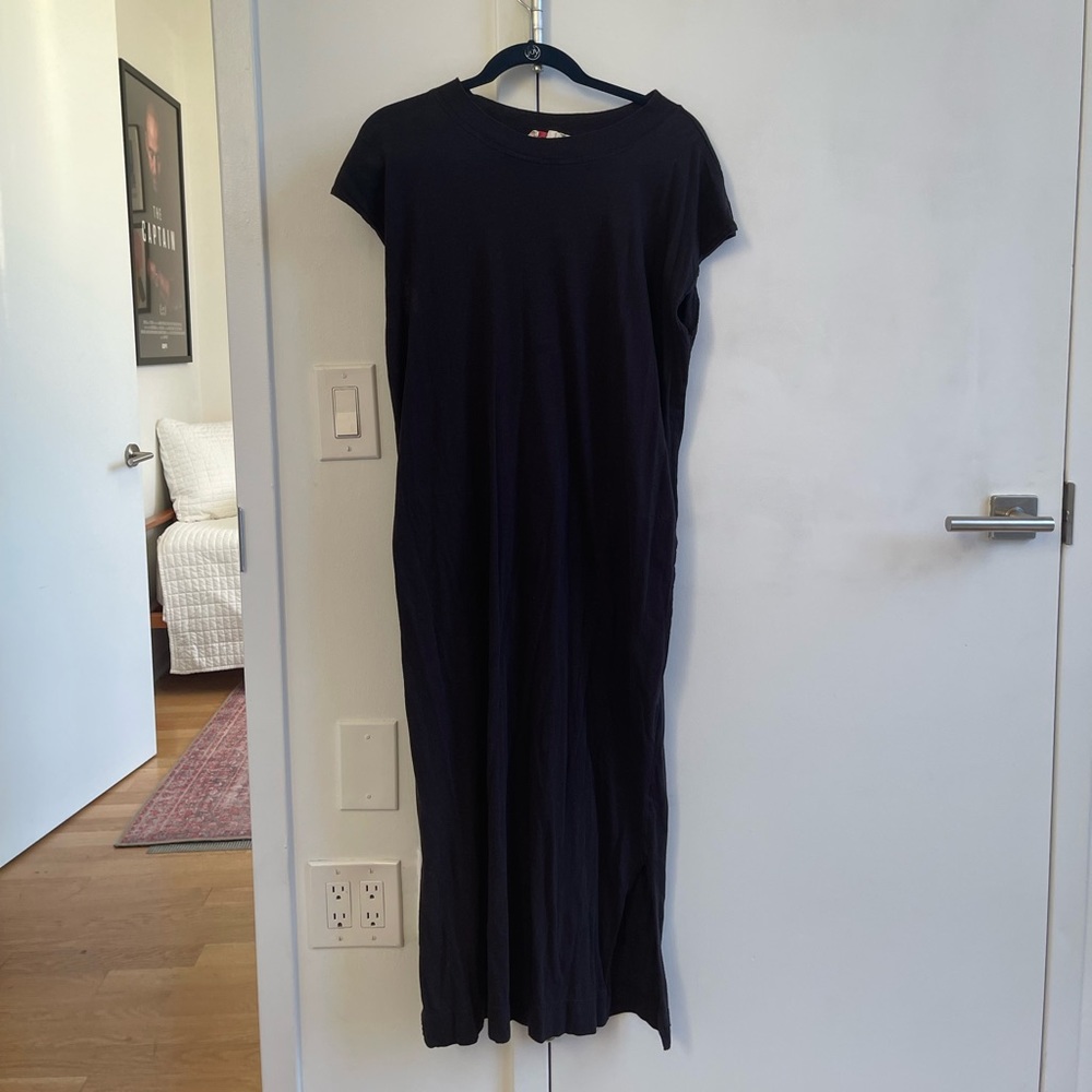 Free People All Day Long Midi T-Shirt Dress Sz M